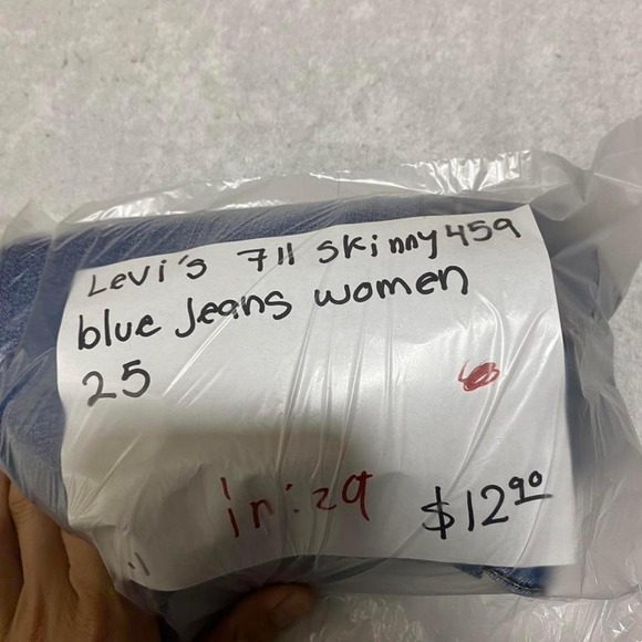 Levi's 711 skinny blue jeans #women 24. SKU459skinnyjeans - Picture 6 of 6